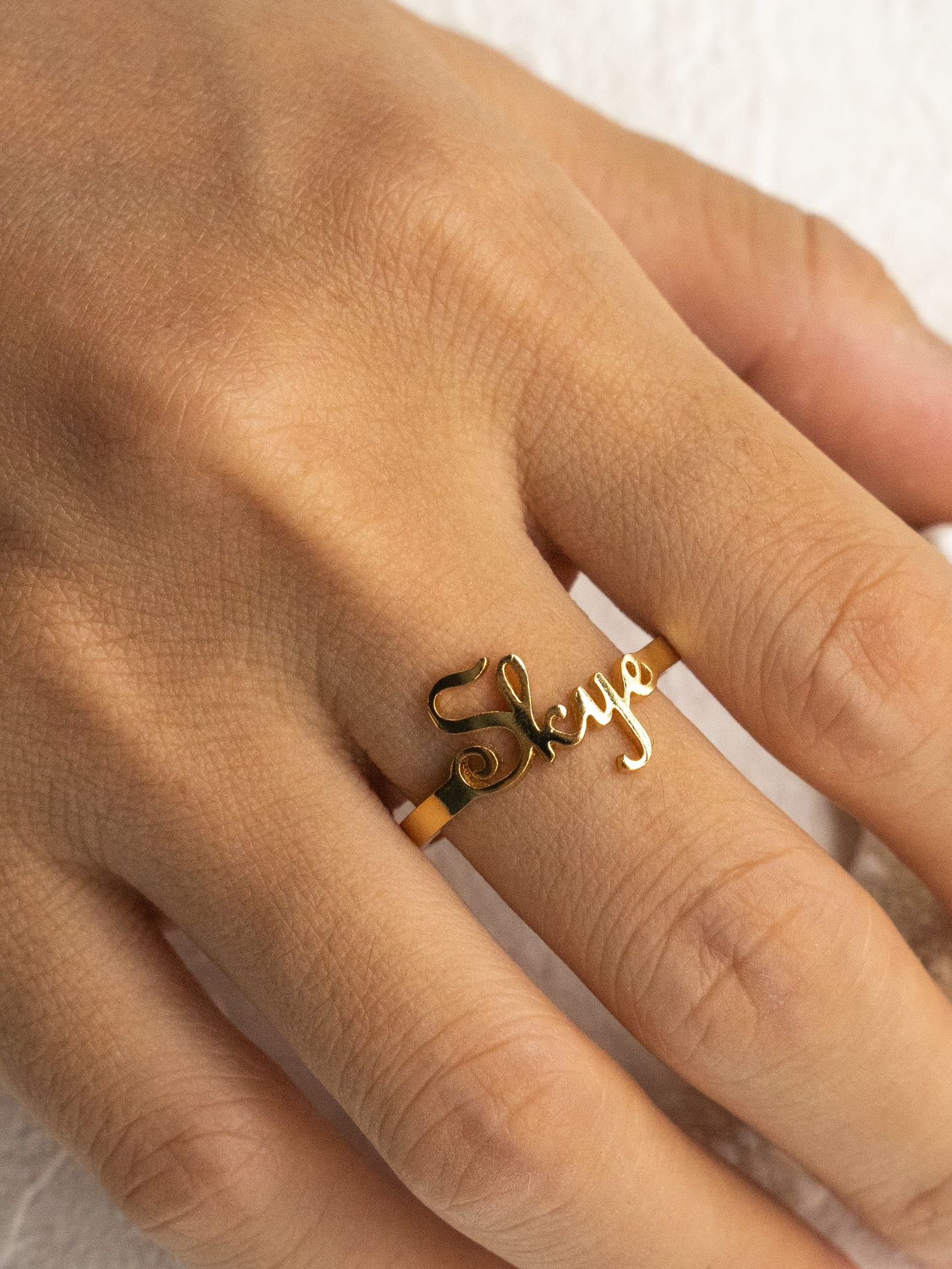 Custom Letter Ring - A Pefect Gift