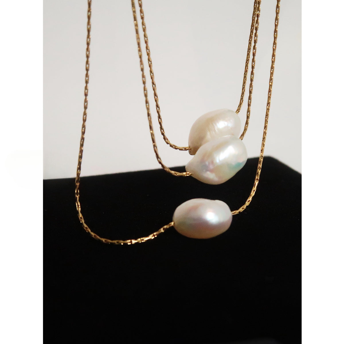 Moonlit Pearl Necklace