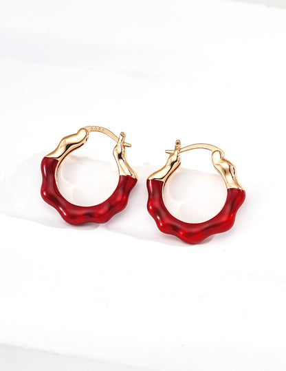 Scarlet Muse Earrings