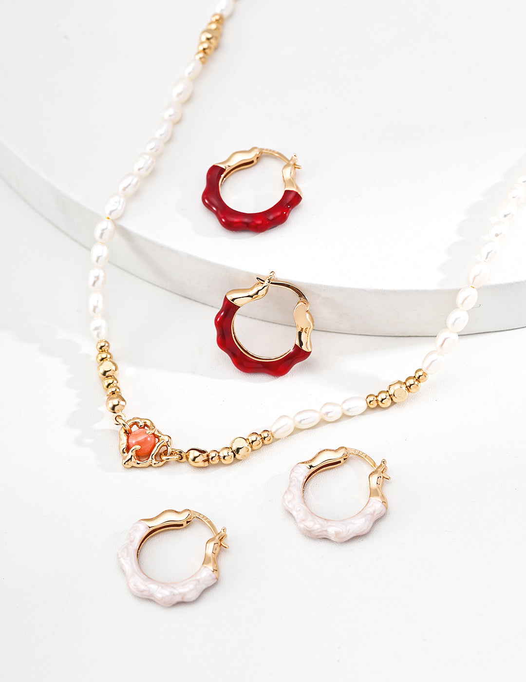 Scarlet Muse Earrings