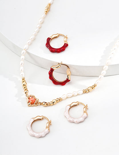 Scarlet Muse Earrings