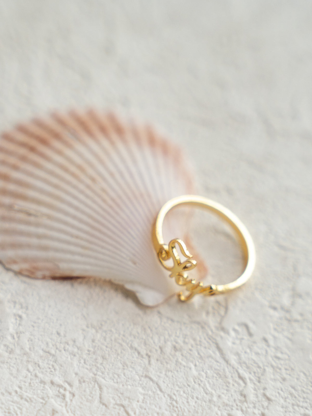 Custom Letter Ring - A Pefect Gift